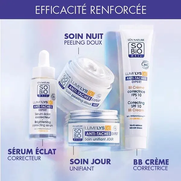 Léa Nature SO BiO étic Lumilys C Soin Unifiant Jour Éclat Anti-Tâches Bio 50ml